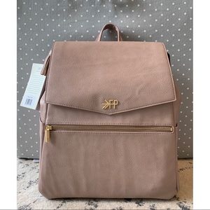 freshly picked mauve diaper bag